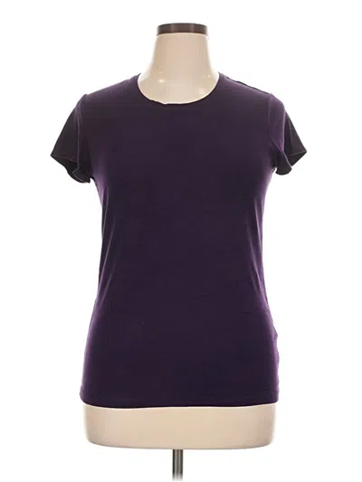 Pre-owned Apt. 9 Short Sleeve T-shirt In Purple