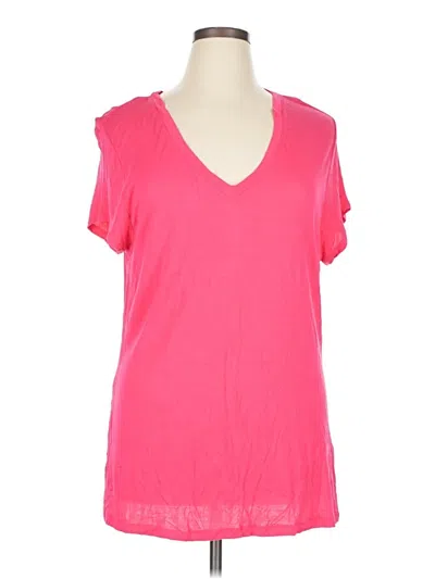 Pre-owned Apt. 9 Short Sleeve T-shirt In Red