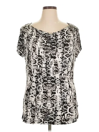 Pre-owned Apt. 9 Short Sleeve T-shirt In Silver