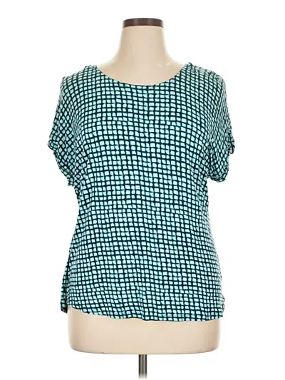 Pre-owned Apt. 9 Short Sleeve T-shirt In Teal