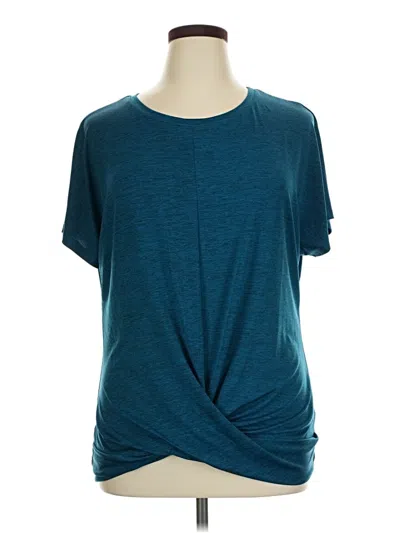 Pre-owned Apt. 9 Short Sleeve T-shirt In Teal