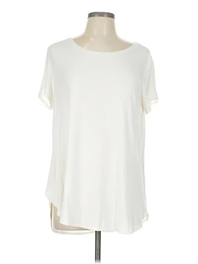 Pre-owned Apt. 9 Short Sleeve T-shirt In White