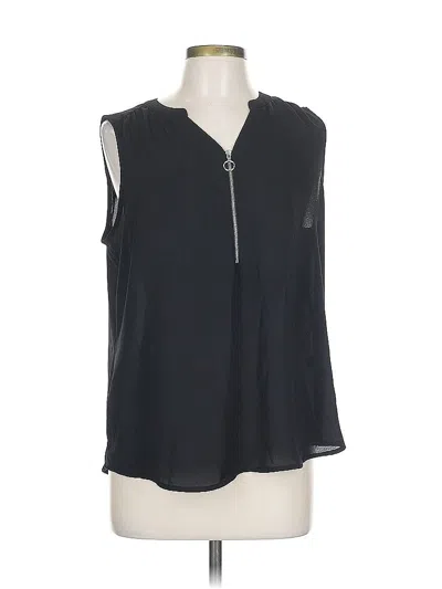 Pre-owned Apt. 9 Sleeveless Blouse In Black