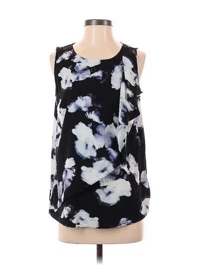 Pre-owned Apt. 9 Sleeveless Blouse In Black