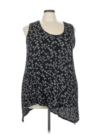 Pre-owned Apt. 9 Sleeveless Blouse In Black