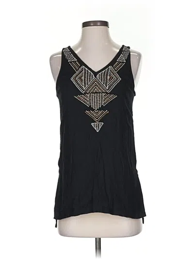 Pre-owned Apt. 9 Sleeveless Blouse In Black