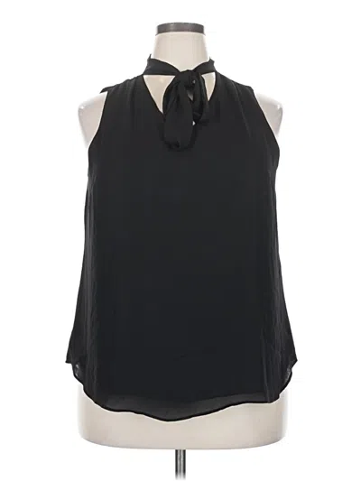 Pre-owned Apt. 9 Sleeveless Blouse In Black