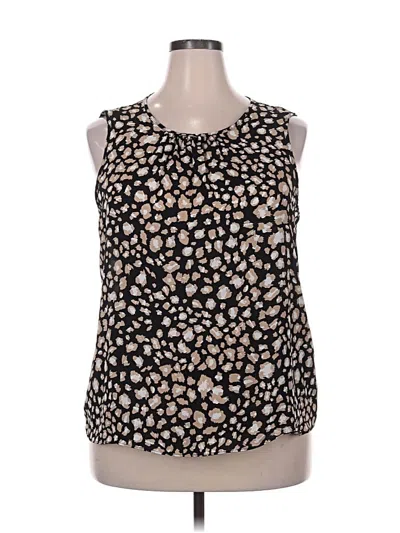 Apt. 9 Sleeveless Blouse In Black