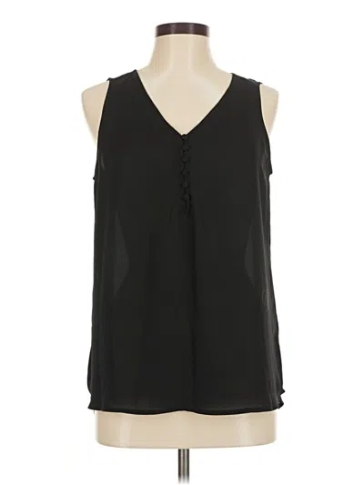 Pre-owned Apt. 9 Sleeveless Blouse In Black