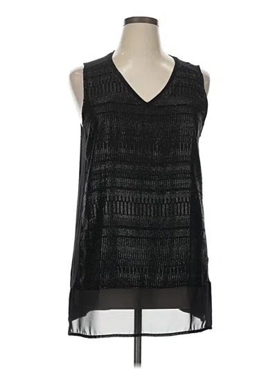 Pre-owned Apt. 9 Sleeveless Blouse In Black