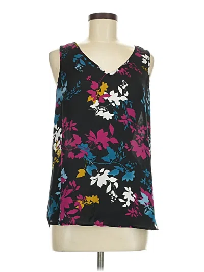 Pre-owned Apt. 9 Sleeveless Blouse In Black