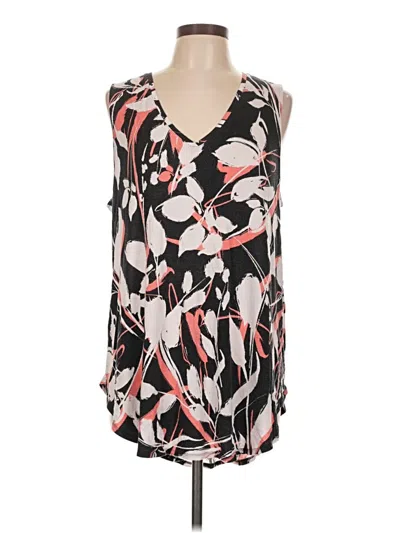 Pre-owned Apt. 9 Sleeveless Blouse In Black