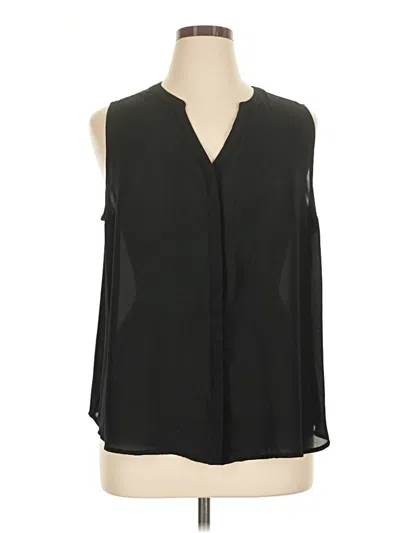 Pre-owned Apt. 9 Sleeveless Blouse In Black