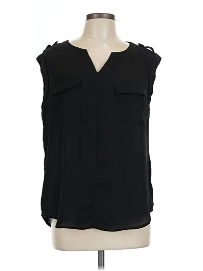 Pre-owned Apt. 9 Sleeveless Blouse In Black