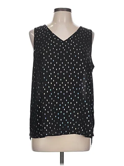 Pre-owned Apt. 9 Sleeveless Blouse In Black