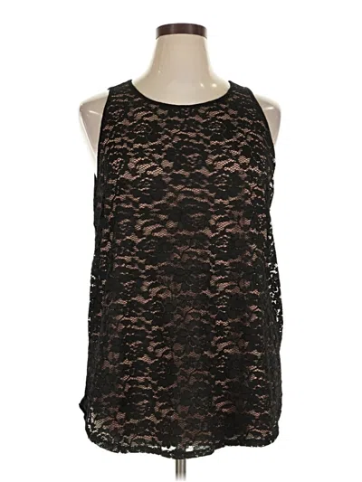 Pre-owned Apt. 9 Sleeveless Blouse In Black