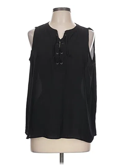 Pre-owned Apt. 9 Sleeveless Blouse In Black