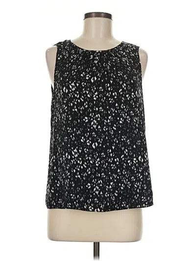 Pre-owned Apt. 9 Sleeveless Blouse In Black