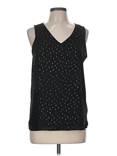 Pre-owned Apt. 9 Sleeveless Blouse In Black