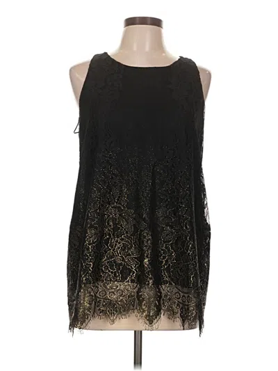 Pre-owned Apt. 9 Sleeveless Blouse In Black