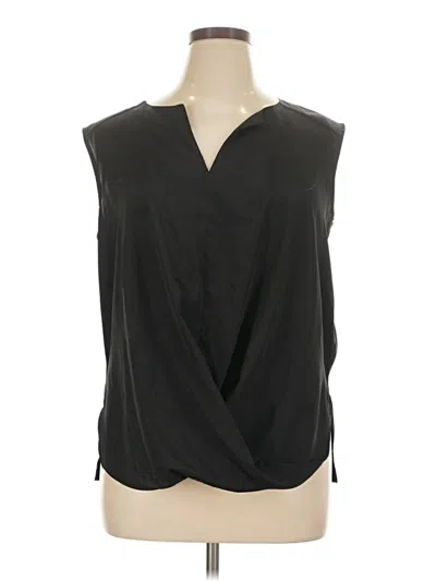 Pre-owned Apt. 9 Sleeveless Blouse In Black
