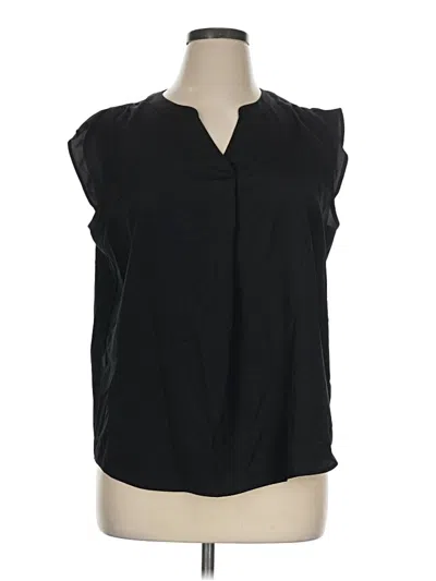 Pre-owned Apt. 9 Sleeveless Blouse In Black