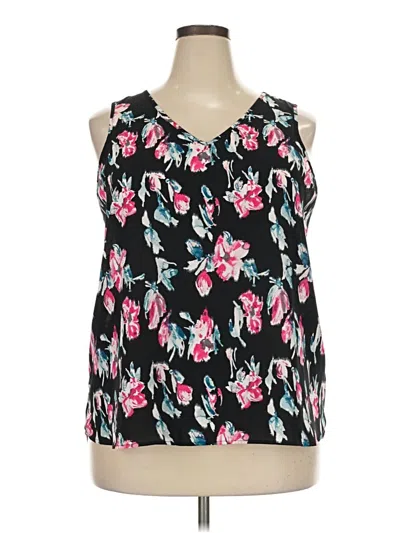 Pre-owned Apt. 9 Sleeveless Blouse In Black