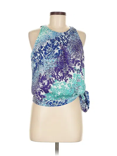 Pre-owned Apt. 9 Sleeveless Blouse In Blue