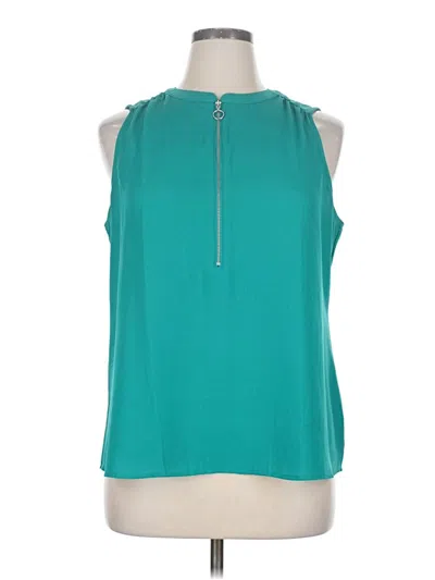 Pre-owned Apt. 9 Sleeveless Blouse In Blue