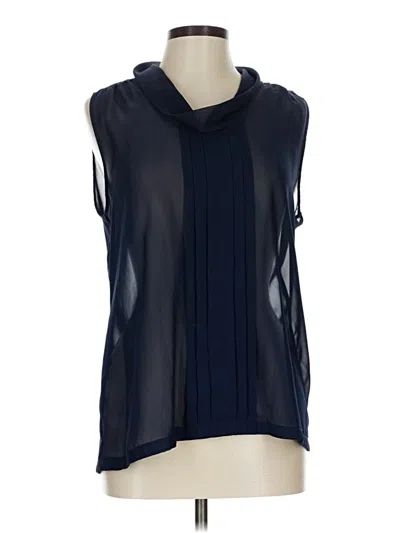 Pre-owned Apt. 9 Sleeveless Blouse In Blue