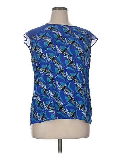 Pre-owned Apt. 9 Sleeveless Blouse In Blue
