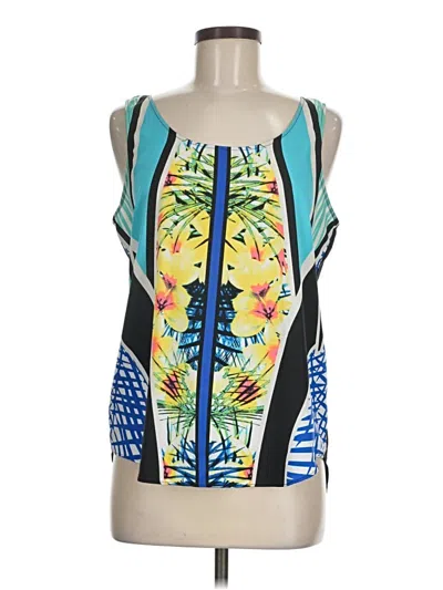 Pre-owned Apt. 9 Sleeveless Blouse In Blue