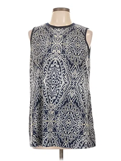 Pre-owned Apt. 9 Sleeveless Blouse In Blue