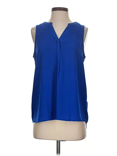 Pre-owned Apt. 9 Sleeveless Blouse In Blue