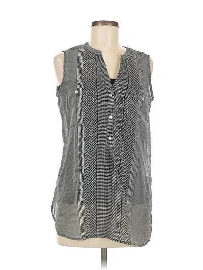 Pre-owned Apt. 9 Sleeveless Blouse In Gray