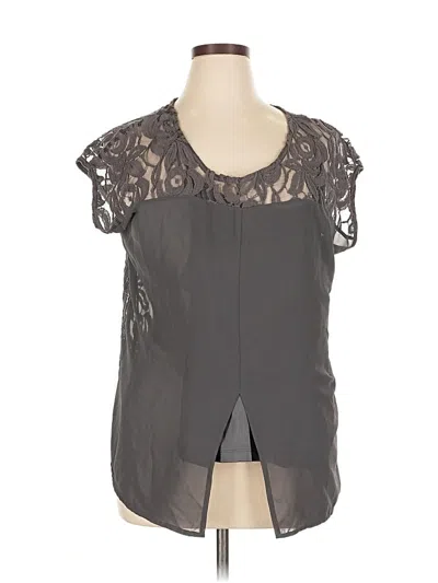 Pre-owned Apt. 9 Sleeveless Blouse In Gray