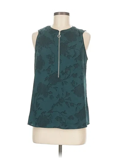 Pre-owned Apt. 9 Sleeveless Blouse In Green