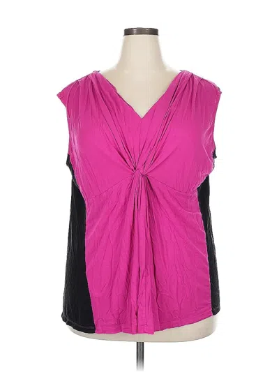 Pre-owned Apt. 9 Sleeveless Blouse In Pink