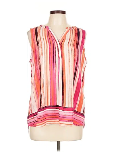 Pre-owned Apt. 9 Sleeveless Blouse In Pink