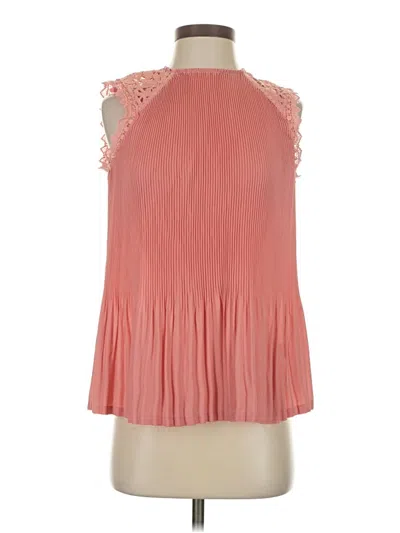 Pre-owned Apt. 9 Sleeveless Blouse In Pink