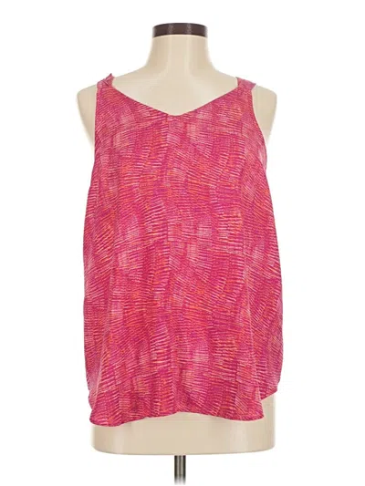 Pre-owned Apt. 9 Sleeveless Blouse In Pink
