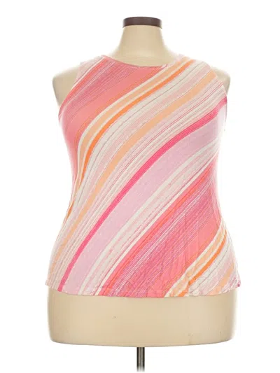 Pre-owned Apt. 9 Sleeveless Blouse In Pink