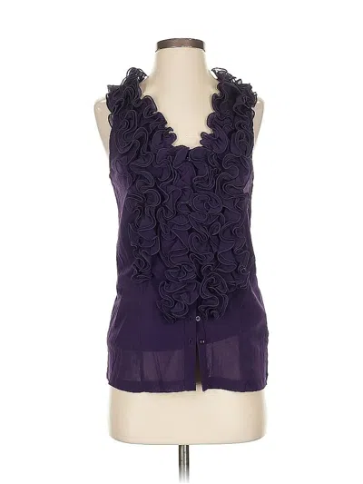 Pre-owned Apt. 9 Sleeveless Blouse In Purple