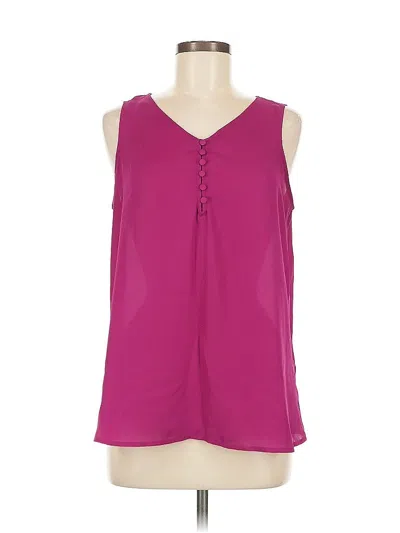 Pre-owned Apt. 9 Sleeveless Blouse In Purple