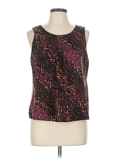Pre-owned Apt. 9 Sleeveless Blouse In Purple