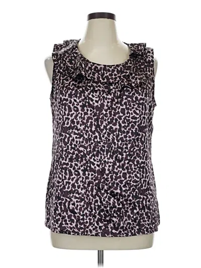 Pre-owned Apt. 9 Sleeveless Blouse In Purple