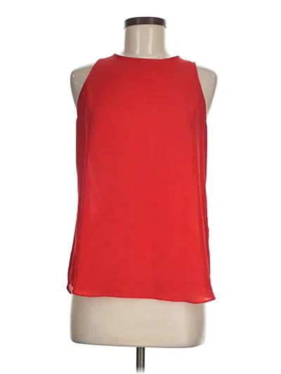 Pre-owned Apt. 9 Sleeveless Blouse In Red