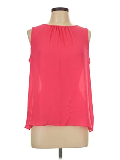 Pre-owned Apt. 9 Sleeveless Blouse In Red