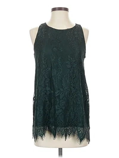 Pre-owned Apt. 9 Sleeveless Blouse In Teal