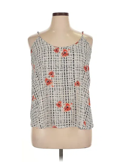 Pre-owned Apt. 9 Sleeveless Blouse In White